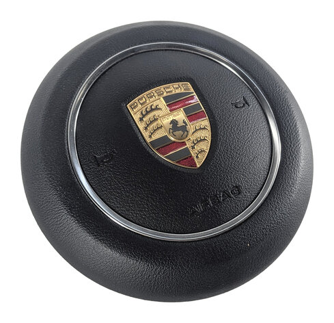 15-18 CAYENNE (958) LEFT DRIVER STEERING WHEEL AIRBAG AIR BAG (Black)