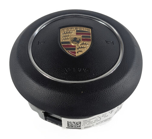Thumbnail 2: 15-18 CAYENNE (958) LEFT DRIVER STEERING WHEEL AIRBAG AIR BAG (Black)