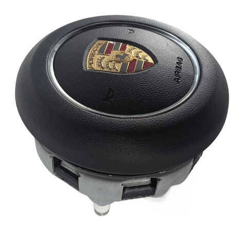 Thumbnail 5: 15-18 CAYENNE (958) LEFT DRIVER STEERING WHEEL AIRBAG AIR BAG (Black)