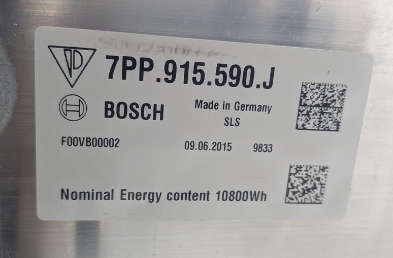 Thumbnail 13: 2011-2018 PORSCHE CAYENNE (958) HYBRID BATTERY ASSEMBLY 85% SOC