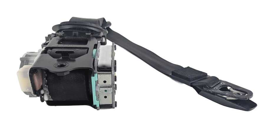 Thumbnail 6: 2011-2018 PORSCHE CAYENNE (958) LEFT FRONT DRIVER SEATBELT RETRACTOR (Black)