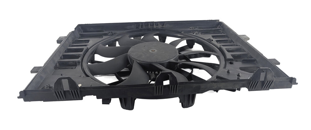 Thumbnail 6: 2011-2018 PORSCHE CAYENNE HYBRID (958) RADIATOR COOLING FAN w/ SHROUD