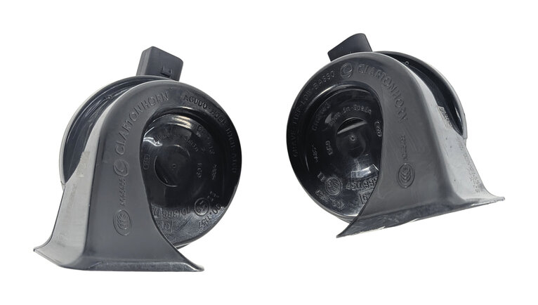 Thumbnail 3: 2015-2018 PORSCHE CAYENNE (958) HIGH & LOW TONE SAFETY HORN SET-2