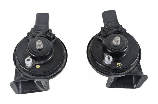 Thumbnail 6: 2015-2018 PORSCHE CAYENNE (958) HIGH & LOW TONE SAFETY HORN SET-2