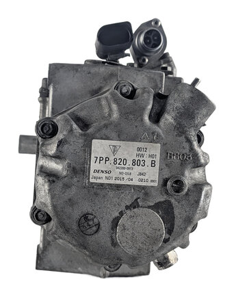 Thumbnail 7: 11-18 PORSCHE CAYENNE HYBRID (958) 3.0L ELECTRIC A/C COMPRESSOR PUMP 7PP820803B