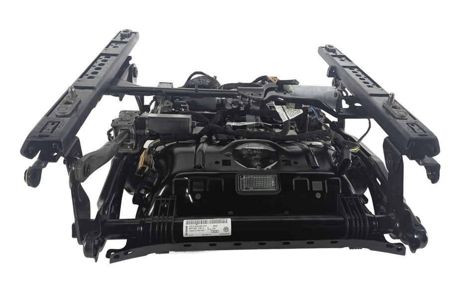 Thumbnail 4: 15-18 PORSCHE CAYENNE (958) FRONT RIGHT PASSENGER 14-WAY SEAT TRACK w/ MOTORS