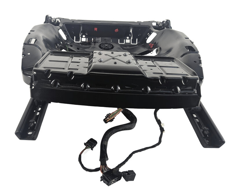 Thumbnail 2: 15-18 PORSCHE CAYENNE (958) FRONT LEFT DRIVER 14-WAY MEMORY SEAT TRACK w/ MOTORS