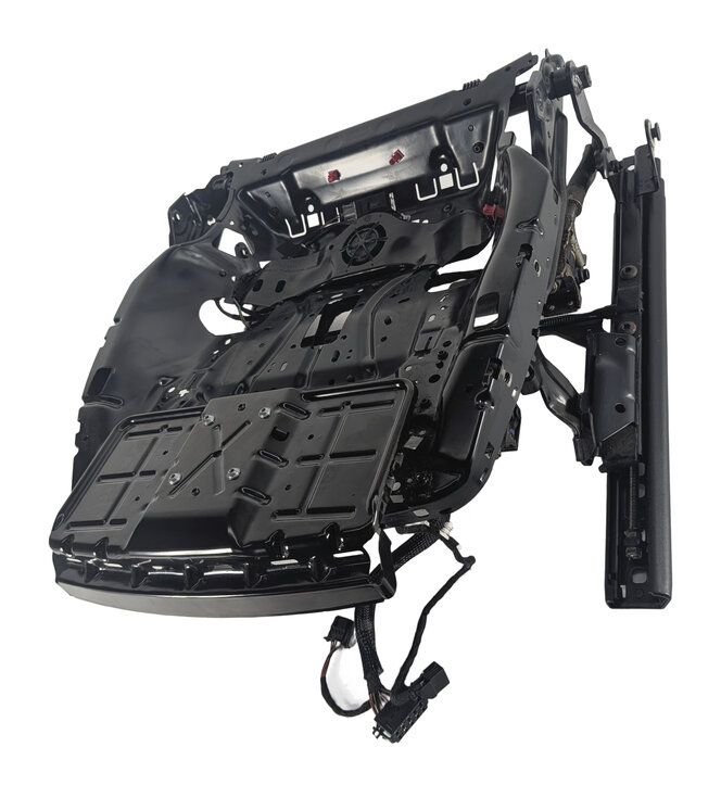 Thumbnail 4: 15-18 PORSCHE CAYENNE (958) FRONT LEFT DRIVER 14-WAY MEMORY SEAT TRACK w/ MOTORS