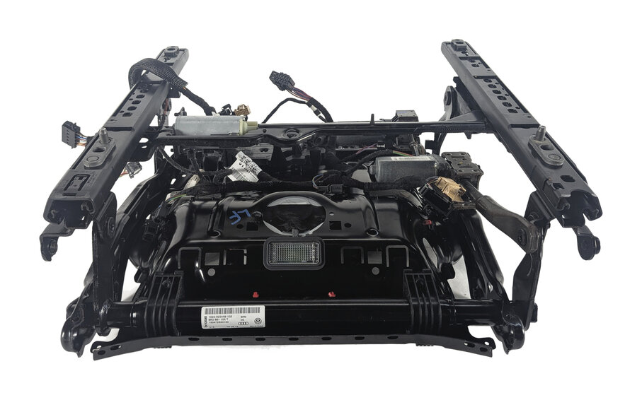 Thumbnail 6: 15-18 PORSCHE CAYENNE (958) FRONT LEFT DRIVER 14-WAY MEMORY SEAT TRACK w/ MOTORS