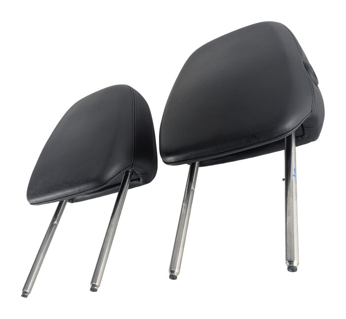 Thumbnail 4: 11-18 PORSCHE CAYENNE 958 FRONT LEFT DRIVER RIGHT PASSENGER HEADREST SET (Black)