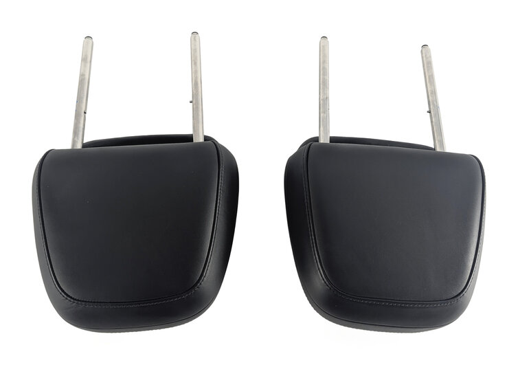 Thumbnail 7: 11-18 PORSCHE CAYENNE 958 FRONT LEFT DRIVER RIGHT PASSENGER HEADREST SET (Black)