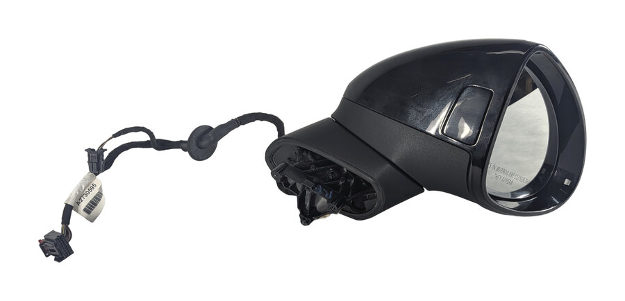 15-18 PORSCHE CAYENNE (958) RIGHT BLIND SPOT P-FOLD AUTODIM DOOR MIRROR (Black)