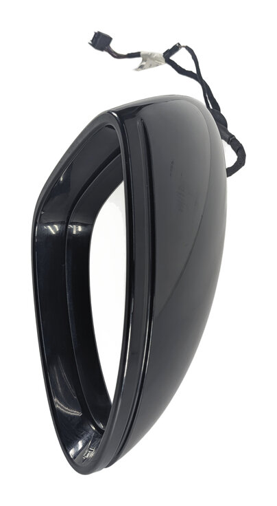 Thumbnail 3: 15-18 PORSCHE CAYENNE (958) RIGHT BLIND SPOT P-FOLD AUTODIM DOOR MIRROR (Black)
