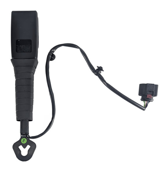 Thumbnail 6: 2011-2018 PORSCHE CAYENNE (958) FRONT RIGHT SEATBELT BUCKLE RECEIVER (Black)