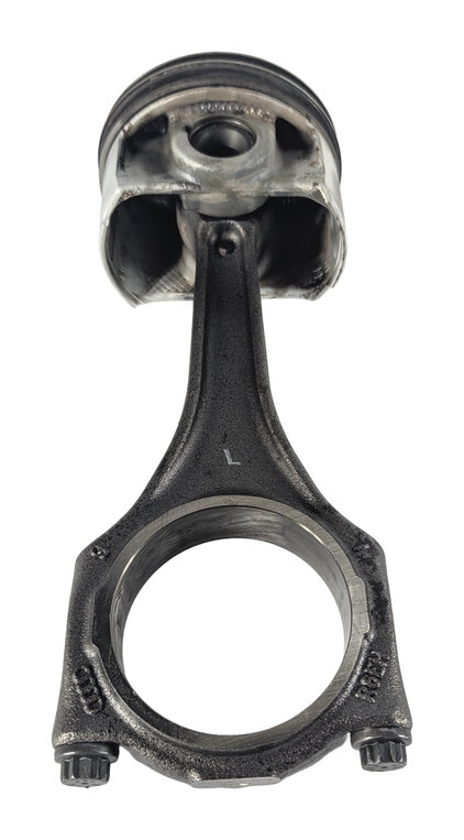 Thumbnail 2: 11-18 PORSCHE CAYENNE PANAMERA (958 970) 3.0L HYBRID LEFT ENGINE PISTON w/ ROD