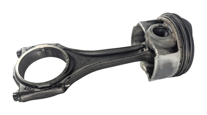 Thumbnail 3: 11-18 PORSCHE CAYENNE PANAMERA (958 970) 3.0L HYBRID LEFT ENGINE PISTON w/ ROD