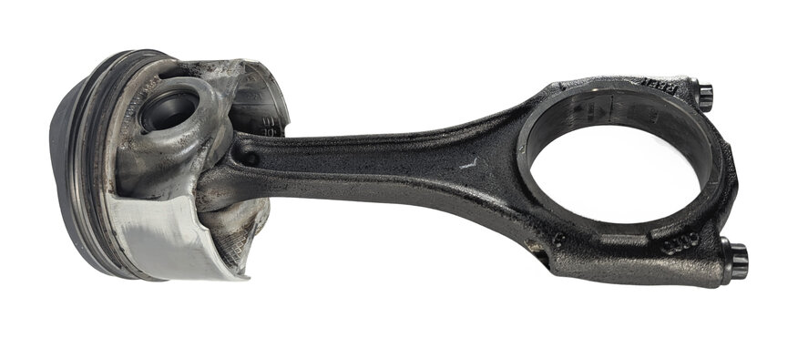 Thumbnail 4: 11-18 PORSCHE CAYENNE PANAMERA (958 970) 3.0L HYBRID LEFT ENGINE PISTON w/ ROD