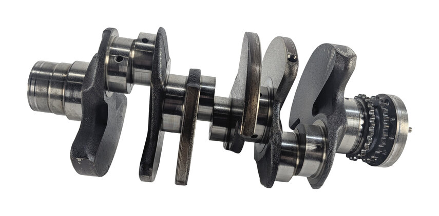 Thumbnail 2: 11-18 PORSCHE CAYENNE (958) 3.0L (M06.EC) HYBRID ENGINE CRANKSHAFT CRANK SHAFT