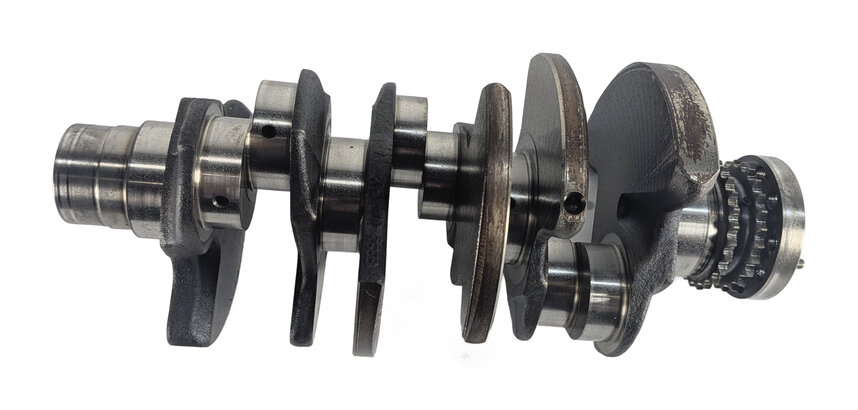 Thumbnail 3: 11-18 PORSCHE CAYENNE (958) 3.0L (M06.EC) HYBRID ENGINE CRANKSHAFT CRANK SHAFT