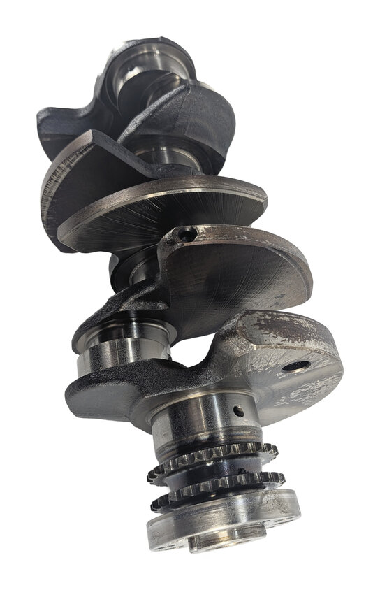 Thumbnail 4: 11-18 PORSCHE CAYENNE (958) 3.0L (M06.EC) HYBRID ENGINE CRANKSHAFT CRANK SHAFT