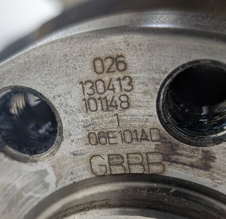 Thumbnail 7: 11-18 PORSCHE CAYENNE (958) 3.0L (M06.EC) HYBRID ENGINE CRANKSHAFT CRANK SHAFT