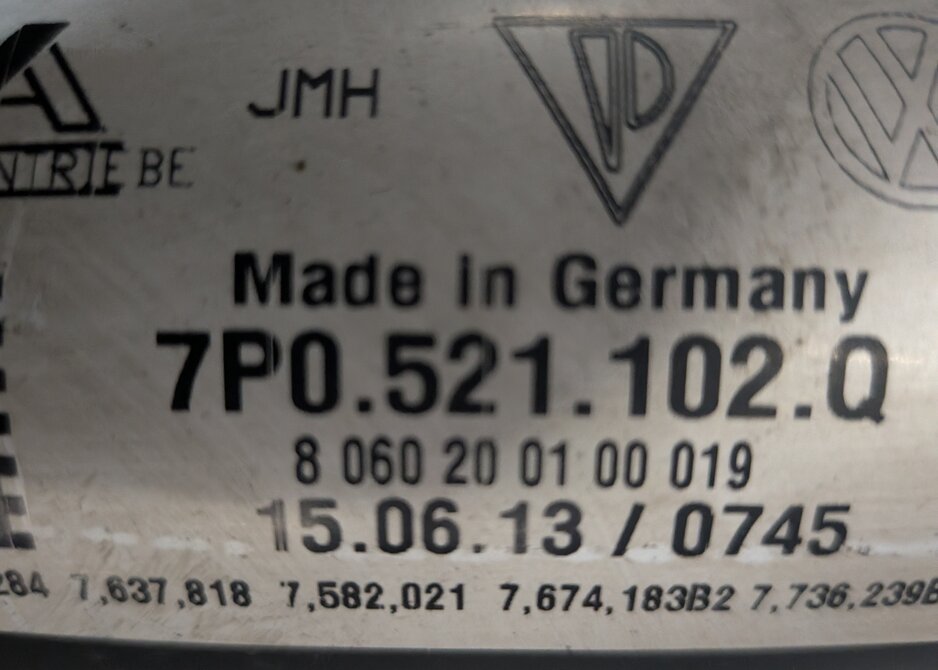 Thumbnail 7: 2011-2018 PORSCHE CAYENNE (958) 3.0L GAS REAR DRIVESHAFT DRIVE LINE SHAFT