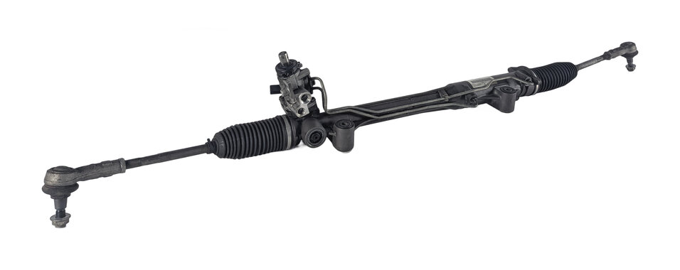 11-18 PORSCHE CAYENNE HYBRID (958) FRONT STEERING GEAR RACK & PINION w/ TIE RODS