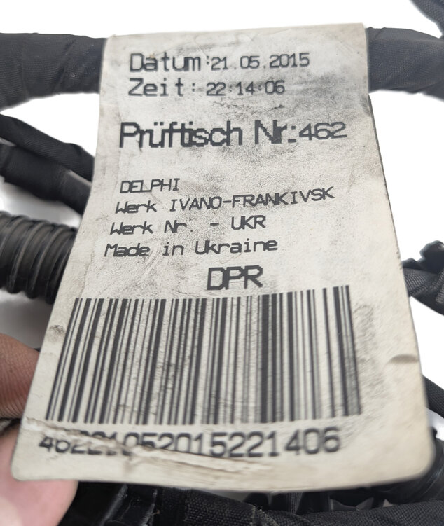 Thumbnail 10: 2016 PORSCHE CAYENNE (958) FRONT PARK ASSIST PDC SENSOR SET/4 w/ HARNESS (Black)