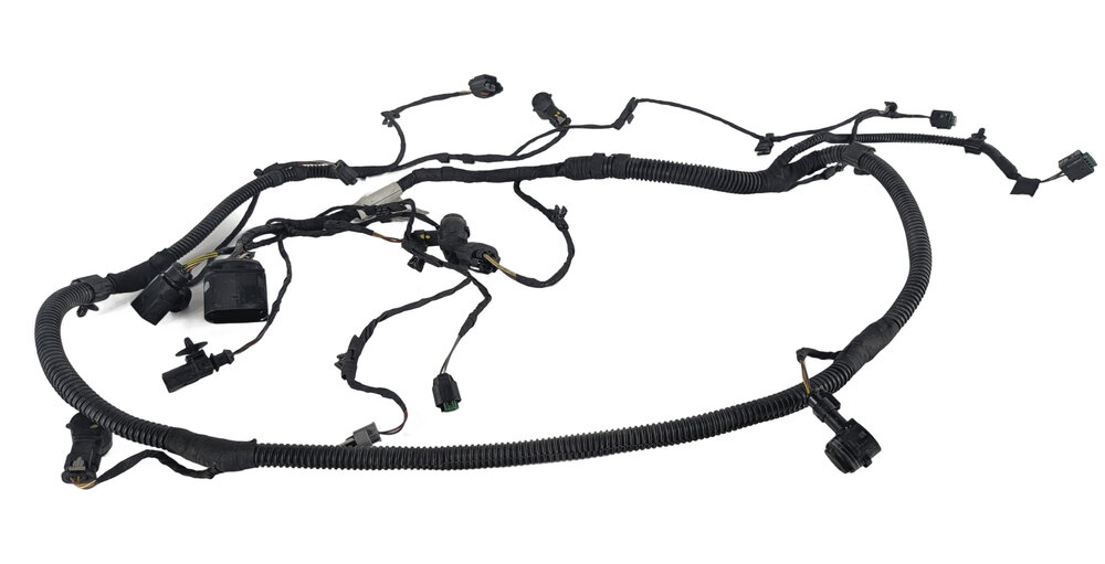 Thumbnail 3: 2016 PORSCHE CAYENNE (958) FRONT PARK ASSIST PDC SENSOR SET/4 w/ HARNESS (Black)