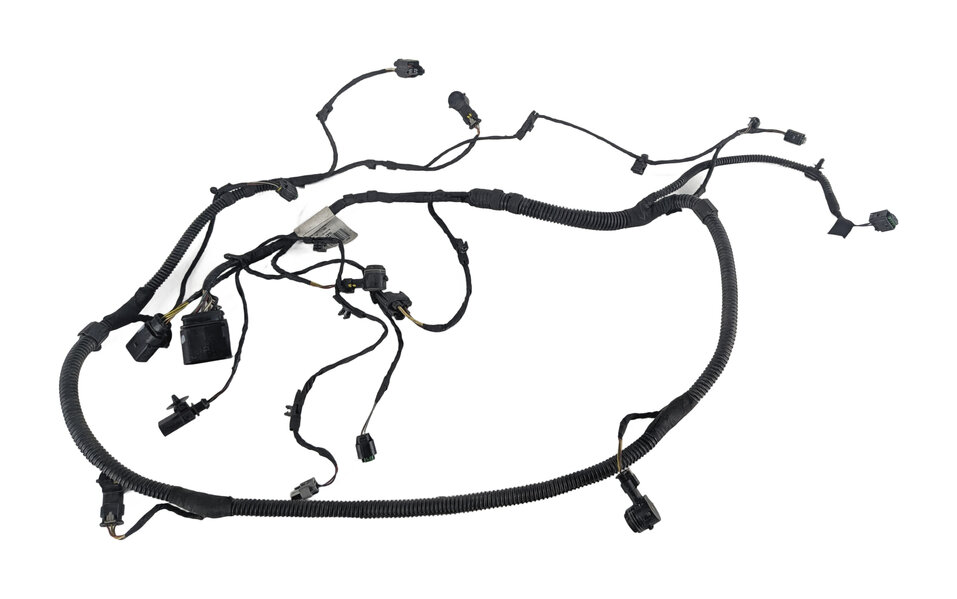 Thumbnail 4: 2016 PORSCHE CAYENNE (958) FRONT PARK ASSIST PDC SENSOR SET/4 w/ HARNESS (Black)