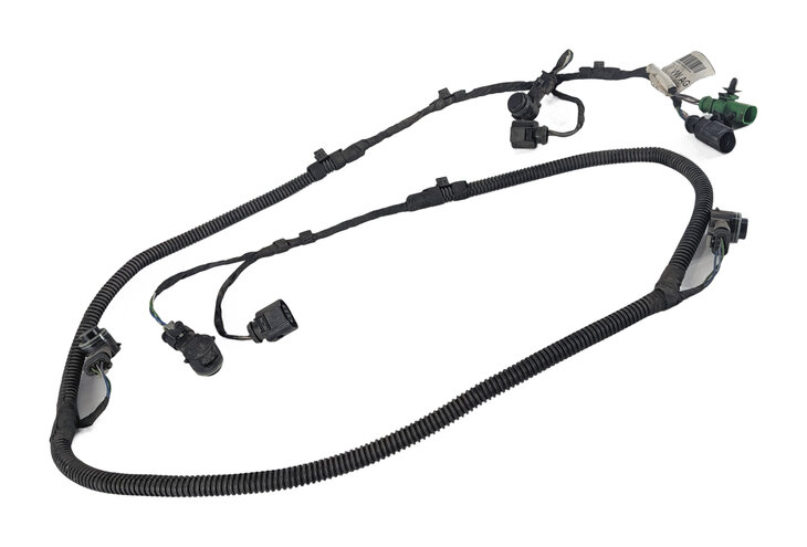 2016 PORSCHE CAYENNE (958) REAR PARK ASSIST PDC SENSOR SET/4 w/ HARNESS (Black)