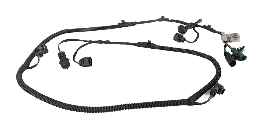 Thumbnail 2: 2016 PORSCHE CAYENNE (958) REAR PARK ASSIST PDC SENSOR SET/4 w/ HARNESS (Black)