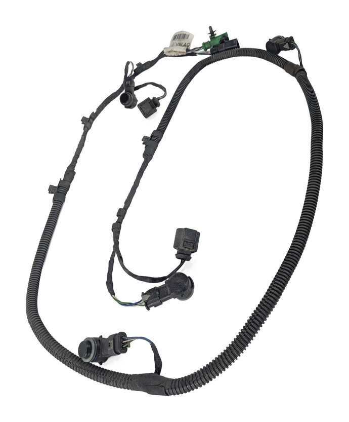 Thumbnail 4: 2016 PORSCHE CAYENNE (958) REAR PARK ASSIST PDC SENSOR SET/4 w/ HARNESS (Black)