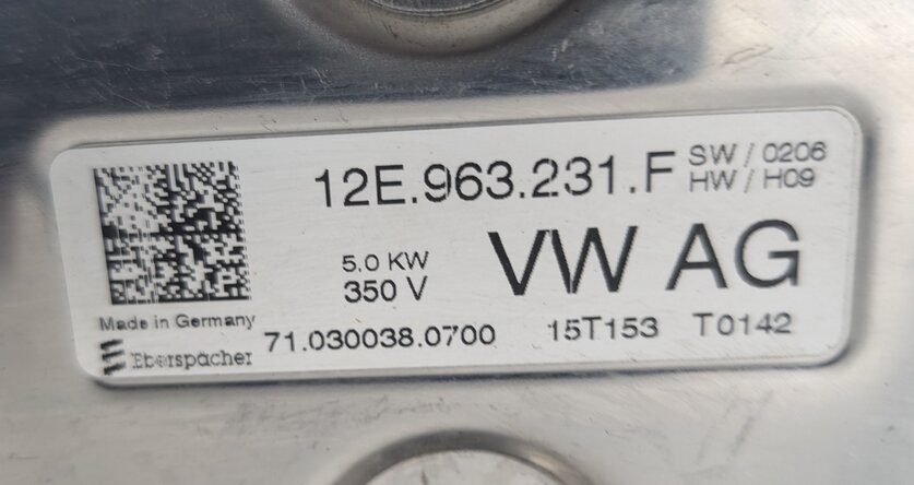 Thumbnail 9: 2016 PORSCHE CAYENNE (958) HYBRID HV HIGH VOLTAGE ELECTRIC COOLANT FLOW HEATER