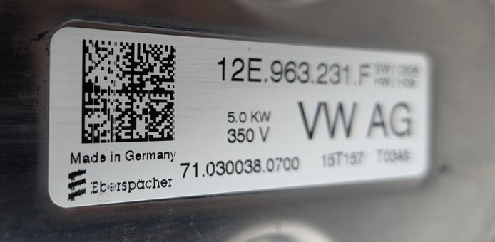 Thumbnail 8: 2016 PORSCHE CAYENNE (958) HYBRID HV HIGH VOLTAGE ELECTRIC COOLANT FLOW HEATER