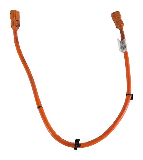 Thumbnail 3: 2016 PORSCHE CAYENNE (958) HYBRID HV HIGH VOLTAGE BATTERY POWER CABLE WIRE LEAD
