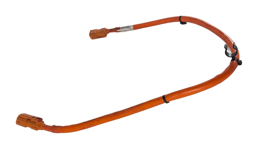 Thumbnail 4: 2016 PORSCHE CAYENNE (958) HYBRID HV HIGH VOLTAGE BATTERY POWER CABLE WIRE LEAD
