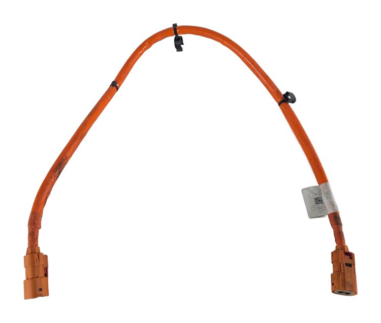 Thumbnail 6: 2016 PORSCHE CAYENNE (958) HYBRID HV HIGH VOLTAGE BATTERY POWER CABLE WIRE LEAD