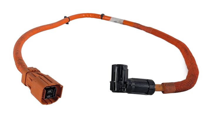 Thumbnail 4: 2016 PORSCHE CAYENNE (958) HYBRID HV HIGH VOLTAGE BATTERY POWER CABLE WIRE LEAD