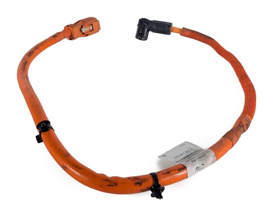 Thumbnail 7: 2016 PORSCHE CAYENNE (958) HYBRID HV HIGH VOLTAGE BATTERY POWER CABLE WIRE LEAD