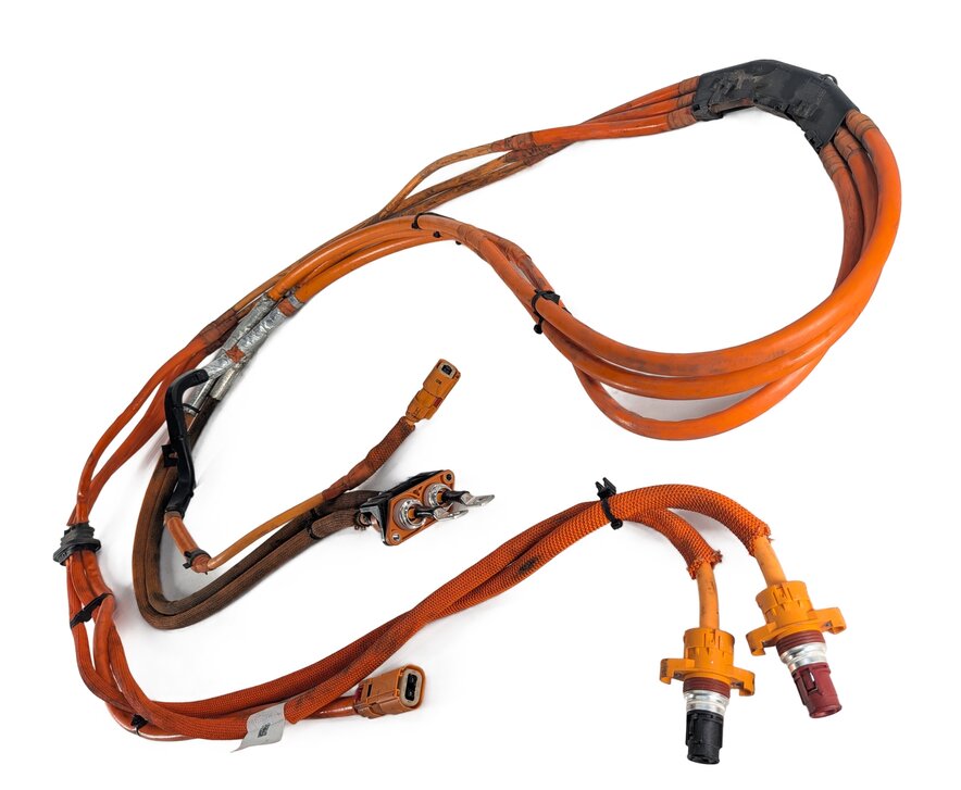 Thumbnail 4: 2016 PORSCHE CAYENNE (958) HYBRID HIGH VOLTAGE BATTERY WIRE WIRING HARNESS LOOM
