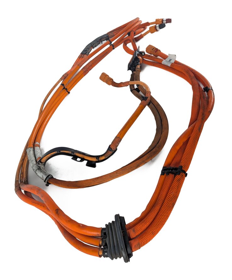 Thumbnail 5: 2016 PORSCHE CAYENNE (958) HYBRID HIGH VOLTAGE BATTERY WIRE WIRING HARNESS LOOM
