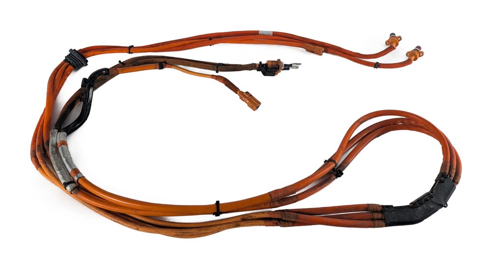 Thumbnail 7: 2016 PORSCHE CAYENNE (958) HYBRID HIGH VOLTAGE BATTERY WIRE WIRING HARNESS LOOM