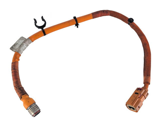 Thumbnail 3: 2016 PORSCHE CAYENNE (958) HYBRID HIGH VOLTAGE AC A/C COMPRESSOR CABLE WIRE LEAD