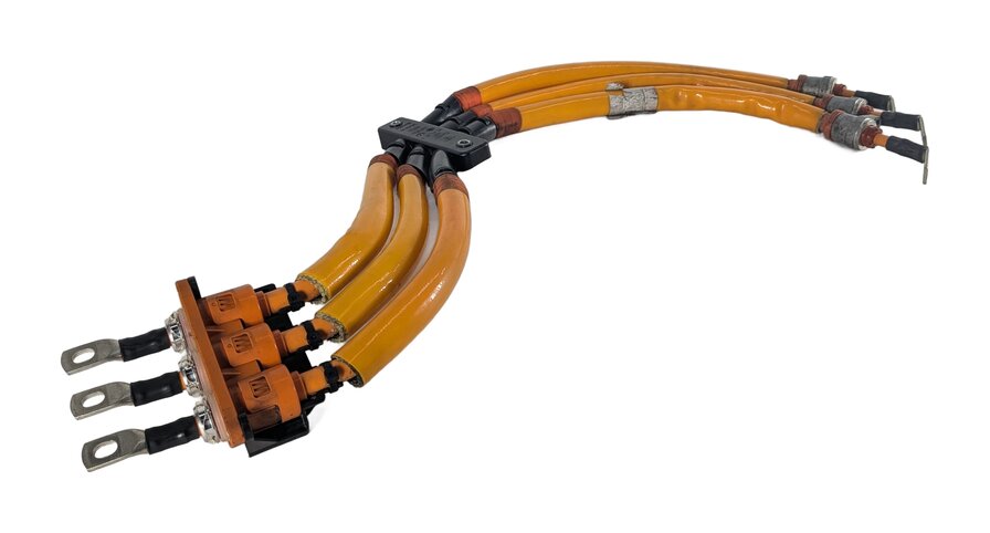 2016 PORSCHE CAYENNE (958) HYBRID ELECTRIC DRIVE MOTOR HIGH VOLTAGE CABLE LEAD
