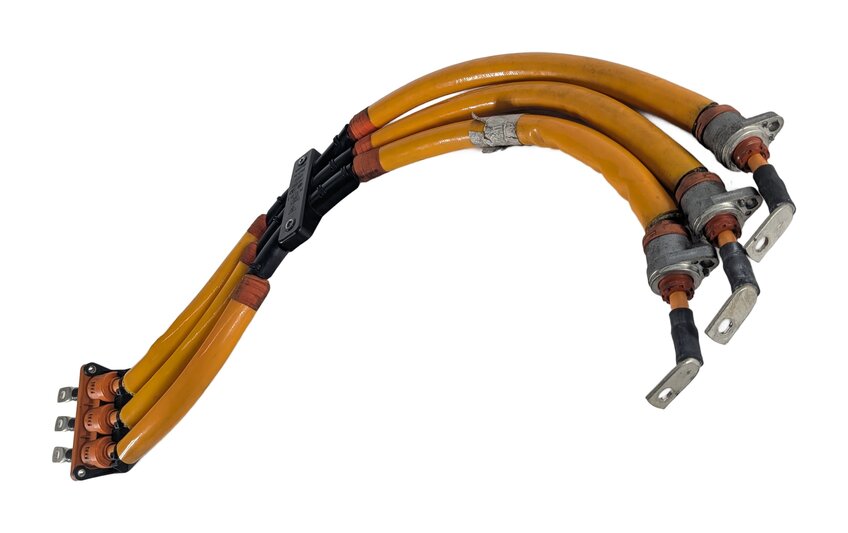 Thumbnail 4: 2016 PORSCHE CAYENNE (958) HYBRID ELECTRIC DRIVE MOTOR HIGH VOLTAGE CABLE LEAD