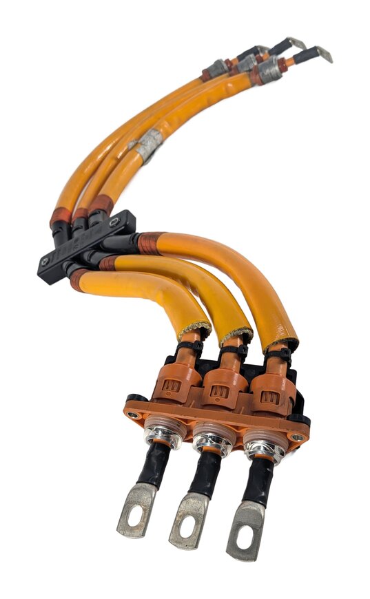 Thumbnail 5: 2016 PORSCHE CAYENNE (958) HYBRID ELECTRIC DRIVE MOTOR HIGH VOLTAGE CABLE LEAD
