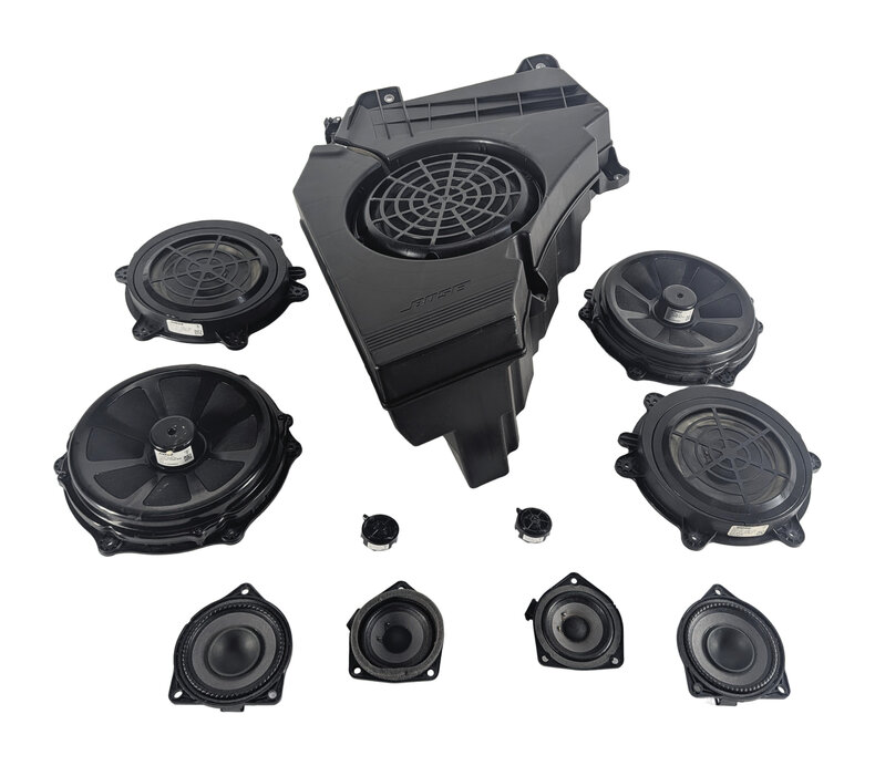 Thumbnail 3: 2016 PORSCHE CAYENNE (958) BOSE AUDIO SOUND SYSTEM SPEAKER SET/11 w/ SUBWOOFER