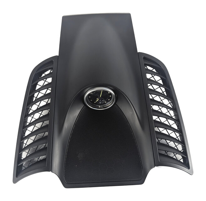 Thumbnail 3: 2016 PORSCHE CAYENNE (958) DASH TOP CENTER SPEAKER GRILLE w/ SPORT CHRONO CLOCK