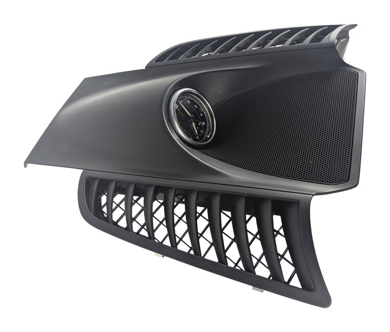 Thumbnail 5: 2016 PORSCHE CAYENNE (958) DASH TOP CENTER SPEAKER GRILLE w/ SPORT CHRONO CLOCK